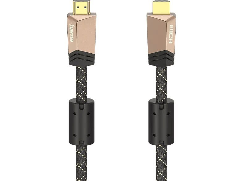 HAMA Câble HDMI Premium Ethernet 1.5 m Noir (205025)