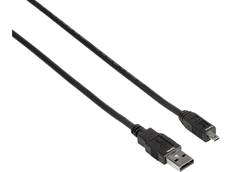 HAMA Câble Mini USB 2.0 B8M 1.8 m (74204)