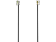 HAMA Câble modulaire RJ-11 6p4c mâle 10 m Noir (00201139)