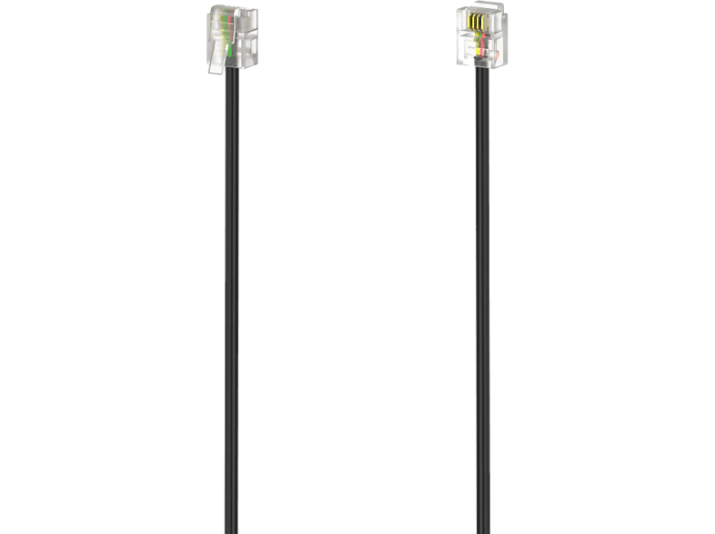 HAMA Câble modulaire RJ-11 Noir (00201137)