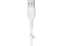 Charger l&#39;image dans la galerie, BELKIN Câble USB-A / Lightning Boost Charge Flex 3 m Blanc (CAA008BT3MWH)
