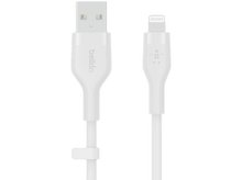 Charger l&#39;image dans la galerie, BELKIN Câble USB-A / Lightning Boost Charge Flex 3 m Blanc (CAA008BT3MWH)
