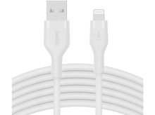 Charger l&#39;image dans la galerie, BELKIN Câble USB-A / Lightning Boost Charge Flex 3 m Blanc (CAA008BT3MWH)
