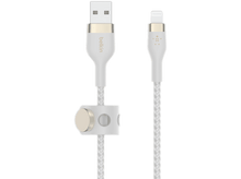 Charger l&#39;image dans la galerie, BELKIN Câble USB-A/Lightning Boost Charge Pro Flex 1 m Blanc (CAA010BT1MWH)
