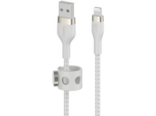 Charger l&#39;image dans la galerie, BELKIN Câble USB-A/Lightning Boost Charge Pro Flex 1 m Blanc (CAA010BT1MWH)
