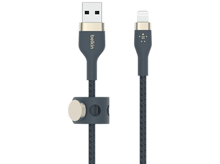 Charger l&#39;image dans la galerie, BELKIN Câble USB-A/Lightning Boost Charge Pro Flex 1 m Noir (CAA010BT1MBK)
