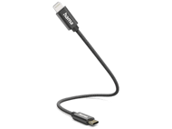 HAMA Câble USB-C / Lightning 0.2 m Noir (00201601)