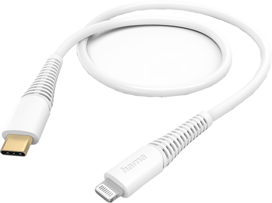 HAMA Câble USB-C - Lightning 1.5 m Blanc (201603)