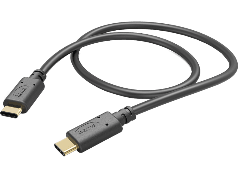 HAMA Câble USB-C - USB-C 1 m Noir (00201589)