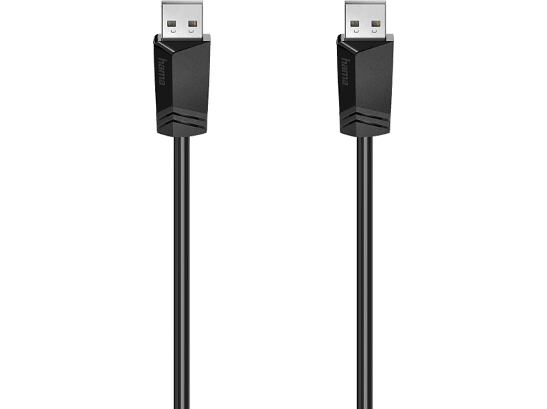 HAMA Câble USB femelle - USB 2.0 1.5 m Noir (200601)