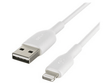 Charger l&#39;image dans la galerie, BELKIN Câble USB - Lightning 1 m Blanc (CAA001bt1MWH)
