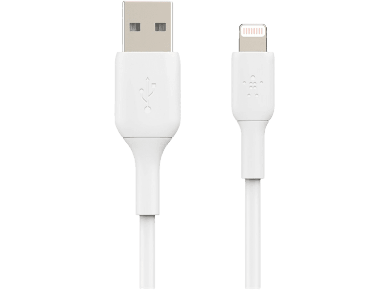 BELKIN Câble USB - Lightning 1 m Blanc (CAA001bt1MWH)