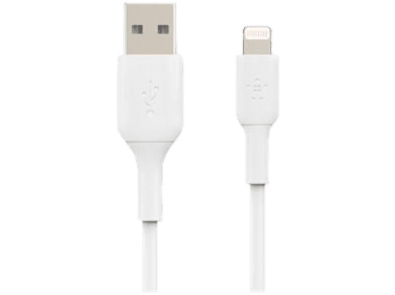 BELKIN Câble USB - Lightning 2 m Blanc (CAA001bt2MWH)