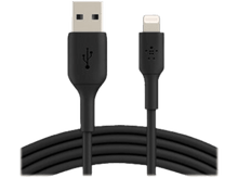 Charger l&#39;image dans la galerie, BELKIN Câble USB - Lightning 2 m Noir (CAA001bt2MBK)
