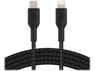 BELKIN Câble USB - Lightning 2 m torsadé Noir (CAA004bt2MBK)