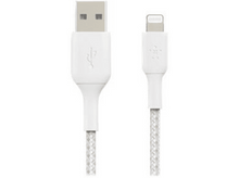 Charger l&#39;image dans la galerie, BELKIN Câble USB - Lightning 3 m torsadé Blanc (CAA002bt3MWH)
