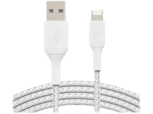Charger l&#39;image dans la galerie, BELKIN Câble USB - Lightning 3 m torsadé Blanc (CAA002bt3MWH)
