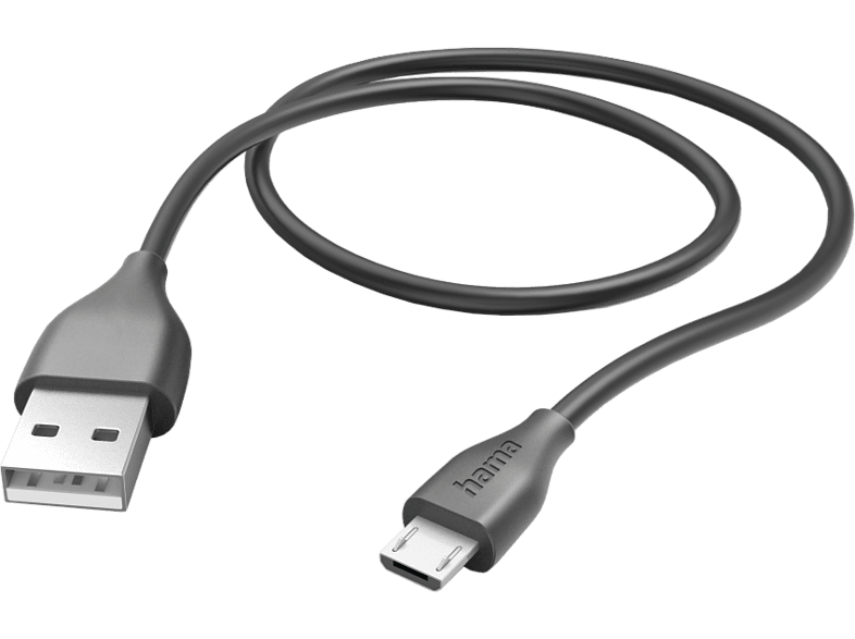 HAMA Câble USB - microUSB 1.5 m Noir (0021586)