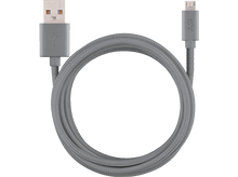 Charger l&#39;image dans la galerie, ISY Câble USB - microUSB Gris 1.8 m Gris (29099)
