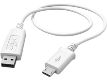 Charger l&#39;image dans la galerie, HAMA Câble USB - microUSB pour charge et données 1 m Blanc (178326)

