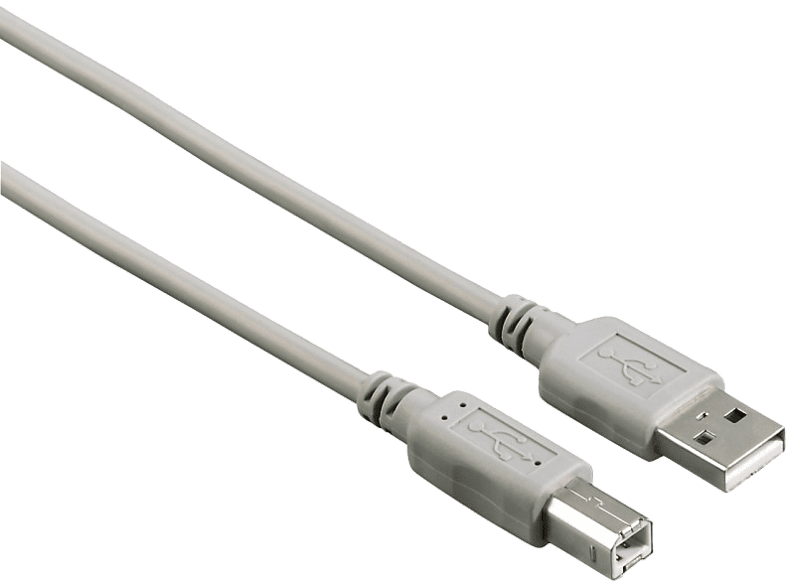 HAMA Câble USB - USB-B 2.0 1.5 m Gris (200900)