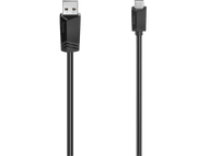 HAMA Câble USB - USB-C 2.0 1.5 m Noir (200632)