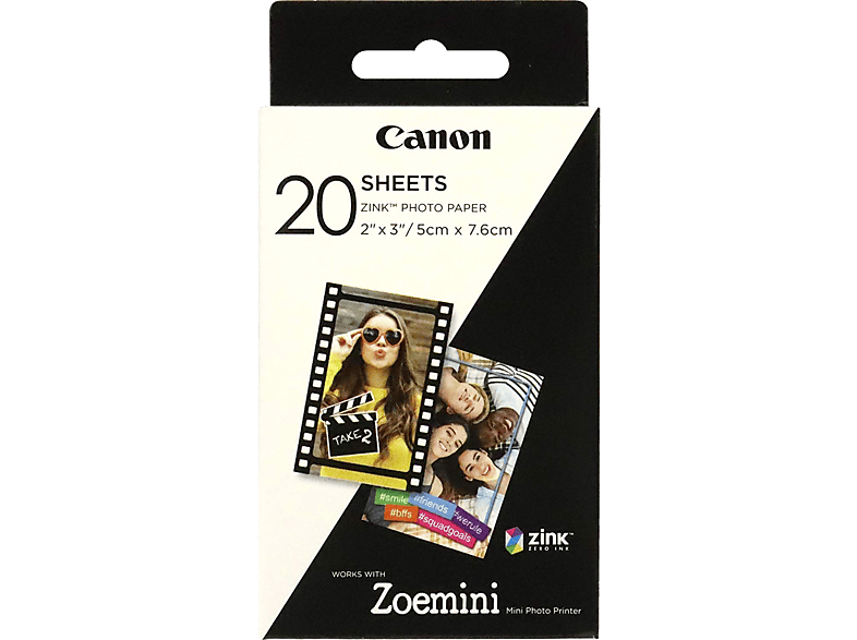 CANON Papier photo ZINK 20 pièces (3214C002AA)