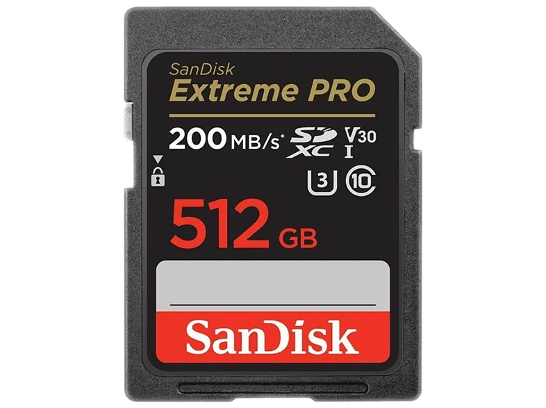 SANDISK Carte mémoire Extreme Pro SDXC 512 GB (00121598)