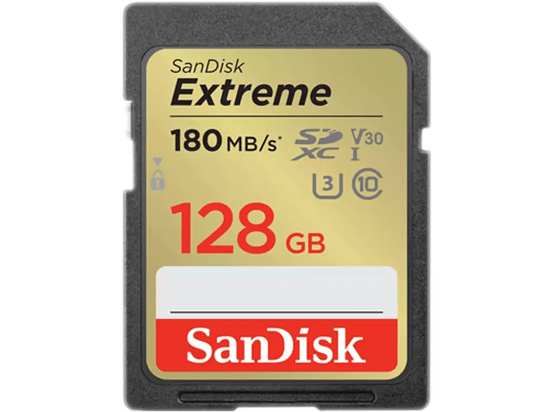 SANDISK Carte mémoire Extreme SDXC 128 GB (00121580)