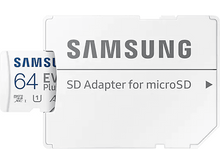 Charger l&#39;image dans la galerie, SAMSUNG Carte mémoire microSD Evo Plus (2021) 64 GB Class 10 (MB-MC64KA/EU)

