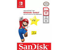 Charger l&#39;image dans la galerie, SANDISK Carte mémoire microSD Nintendo Switch Extreme 256 GB (SDSQXAO-256G-GNCZN)
