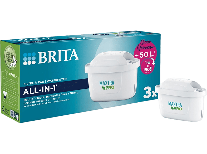 BRITA Cartouche filtrante Maxtra Pro All-in-1 Pack de 3 (1050414)