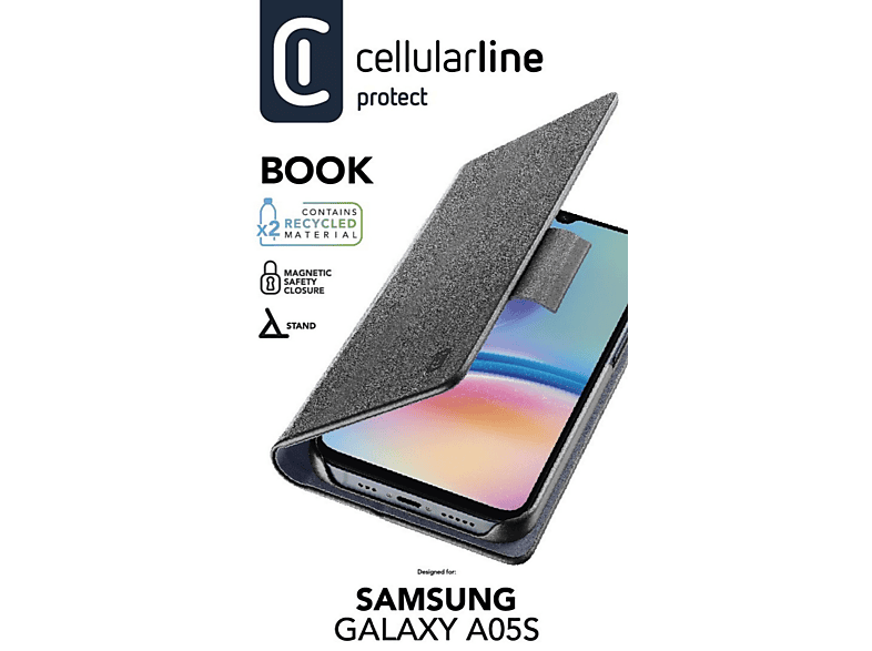 CELLULARLINE Cover Galaxy A05s Book Noir (BOOK3GALA05SK)