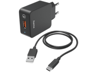 HAMA Chargeur secteur avec câble USB-C (00201625)