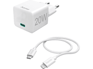 HAMA Chargeur secteur + Câble Lightning 20 W PD Blanc (201620)