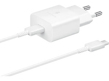 Charger l&#39;image dans la galerie, SAMSUNG Chargeur USB-C 15 W + Câble USB-C Blanc (EP-T1510XWEGEU)
