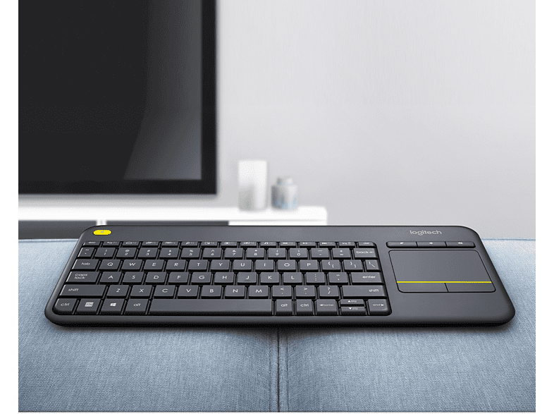Logitech clavier sans fil avec pavé tactile K400 plus