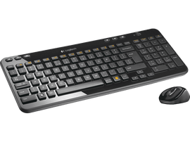 Clavier sans fil + Souris sans fil MK235 QWERTZU Noir (920-007909)