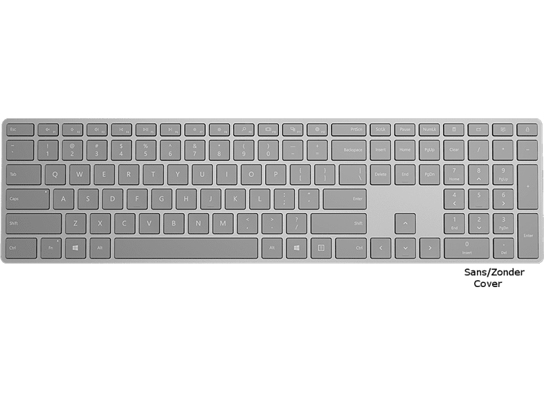 MICROSOFT HW Clavier sans fil Surface Keyboard Gray AZERTY (WS2-00006)