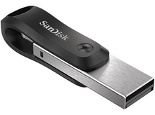 Charger l&#39;image dans la galerie, SANDISK Clé USB / Lightning iXpand Go 64 GB Gris Noir (186489)

