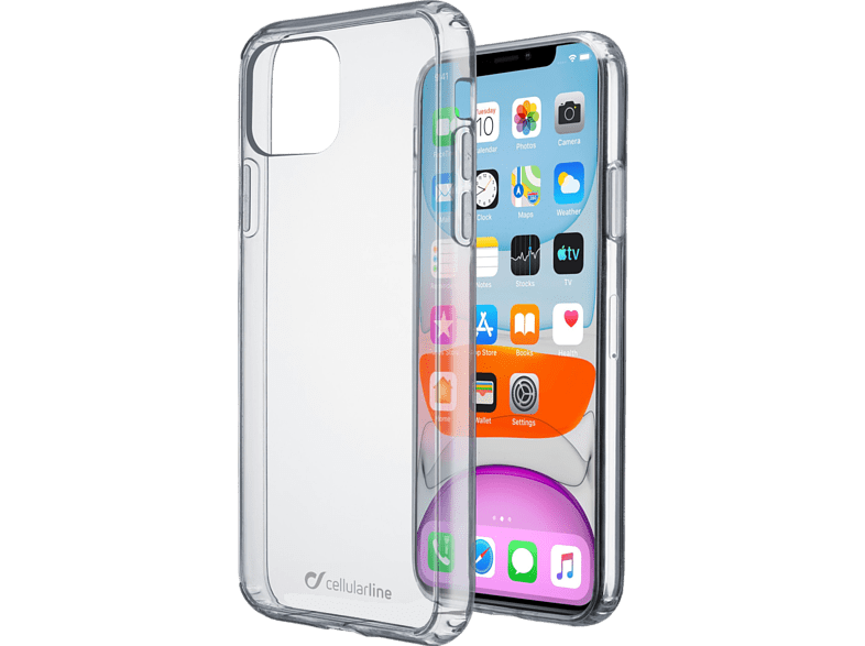 CELLULARLINE Cover Clear Duo iPhone 11 Transparent (CLEARDUOIPHXR2T)