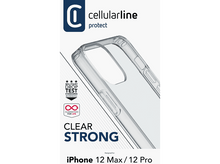 Charger l&#39;image dans la galerie, CELLULARLINE Cover Clear Strong iPhone 12  / 12 Pro Transparent (CLEARDUOIPH12MAXT)
