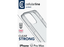 Charger l&#39;image dans la galerie, CELLULARLINE Cover Clear Strong iPhone 12 Pro Max Transparent (CLEARDUOIPH12PRMT)
