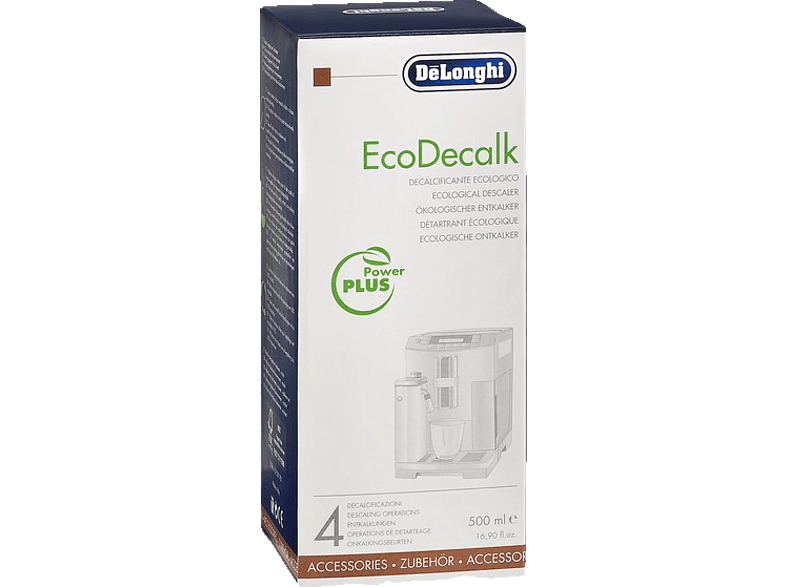 EcoDecalk - Bouteille 500 ml de détartrant pour machine à café Délonghi