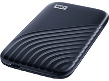 Charger l&#39;image dans la galerie, WESTERN DIGITAL Disque dur externe portable Drive My Passport 500 GB SSD Midnight Blue
