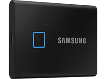 Charger l&#39;image dans la galerie, SAMSUNG Disque dur externe Portable SSD T7 Touch 500 GB Noir (MU-PC500K/WW)
