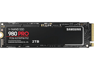 SAMSUNG Disque dur SSD interne 2 TB 980 PRO PCle 4.0 NVMe M.2 (MZ-V8P2T0BW)