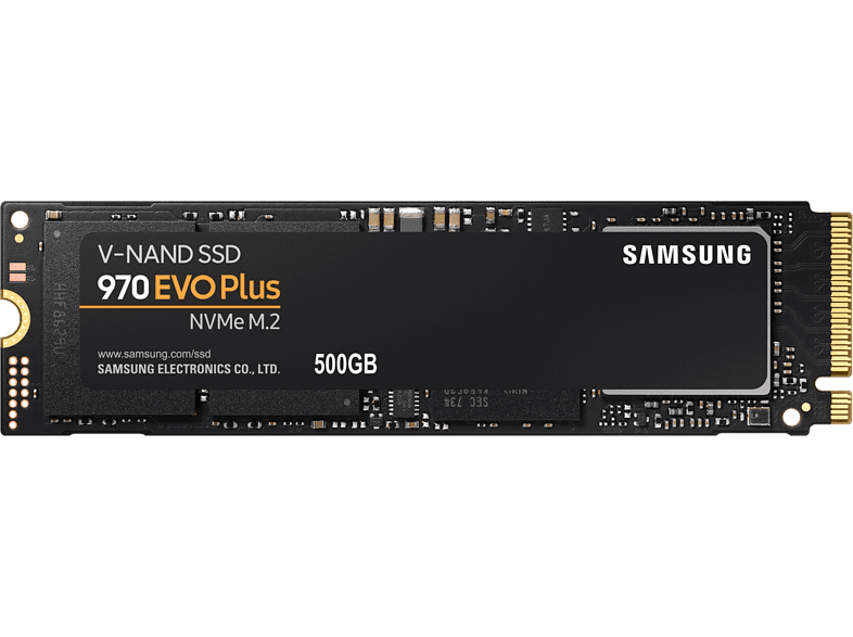 SAMSUNG Disque dur SSD interne 500 GB 970EVO Plus NVMe M.2 (MZ-V7S500BW)