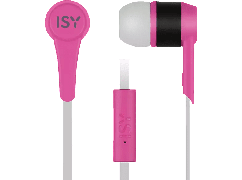 ISY Écouteurs Rose (IIE-1101-PINK)