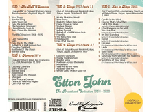 Charger l&#39;image dans la galerie, Elton John - The Broadcast Collection 1968 - 1988 CD
